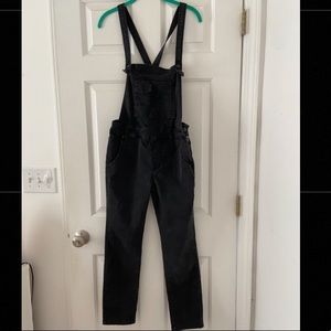 FREE PEOPLE black overalls!